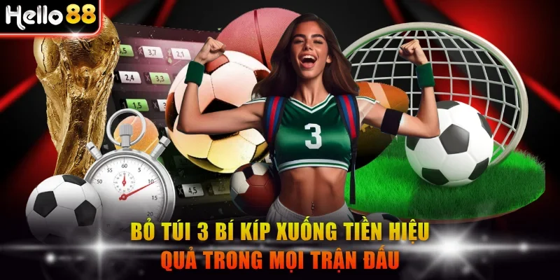 Bỏ túi 3 bí kíp xuống tiền hiệu quả trong mọi trận đấu
